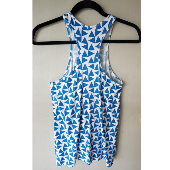 Fighting Eel Blue Triangle Top Size Small - Picture 2 of 2